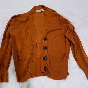 Zara Cardigan burnt orange/rust